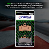 CRANK1 CB606 Sintered Front Brake Pads for KTM RC 390 2014 Onwards Motorcycle Brake Pads