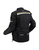 Royal Enfield Nirvik V2 Print Class A Riding Jacket in Black and Black Gold