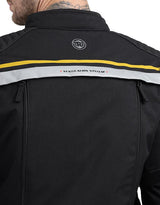 Royal Enfield Nirvik V2 Print Class A Riding Jacket – Black & Black Gold