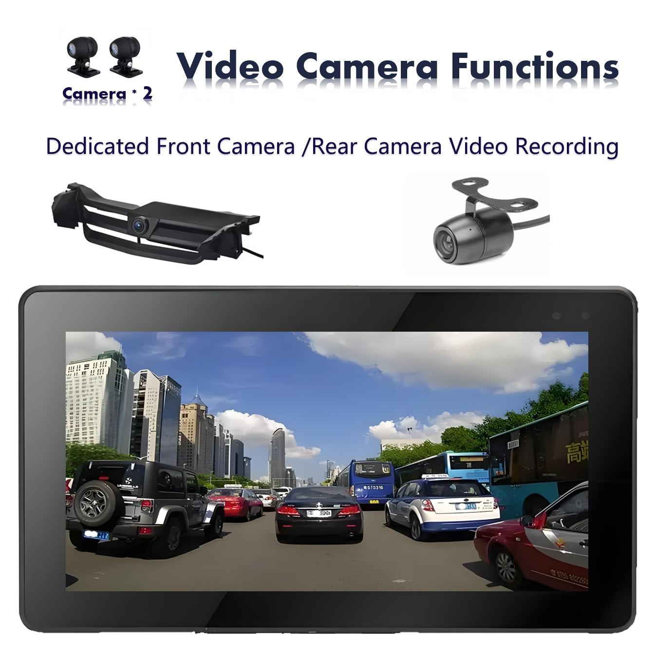 LBC Moto S5 PRO BMW GS motorcycle navigation system with Apple CarPlay Android Auto 5.5 inch 6.5 inch display camera bracket