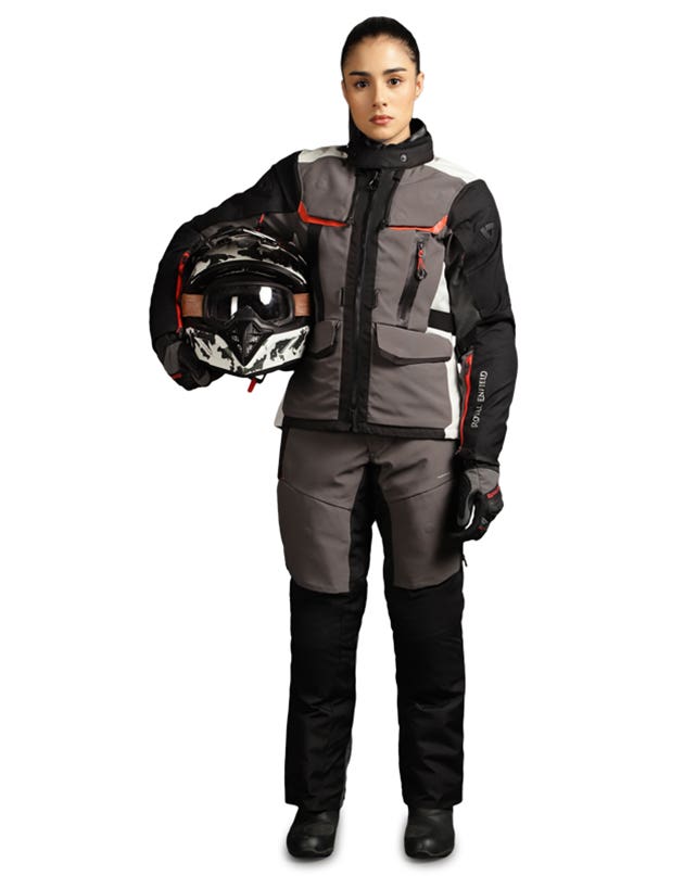 Royal Enfield Darcha Pro Women’s Riding Jacket Black and Grey