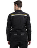 Royal Enfield Nirvik V2 Print Class A Riding Jacket in Black and Black Gold