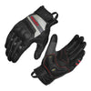 KORDA Guard semi gauntlet motorcycle riding gloves with KNOX SPS 404 scaphoid protection
