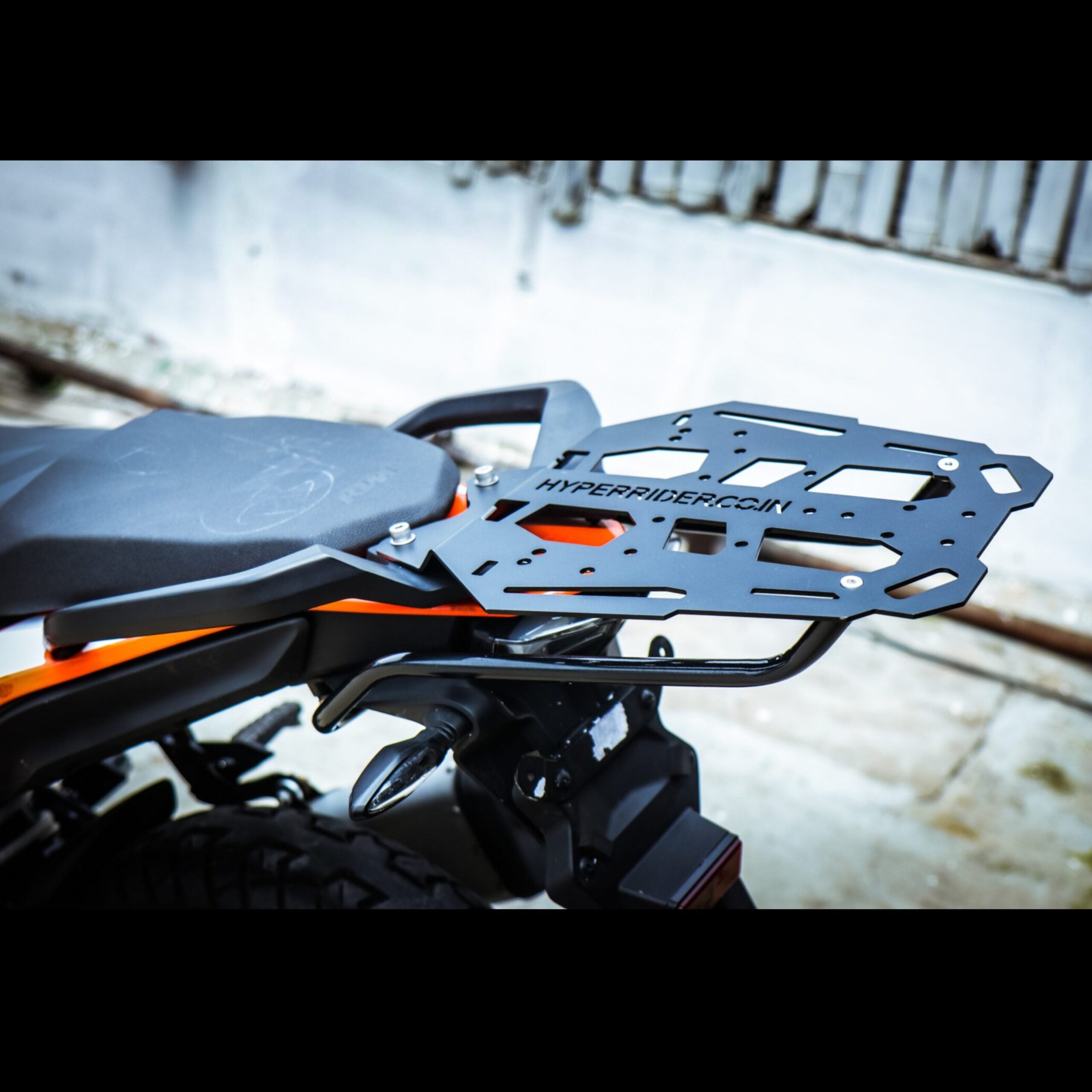 Hyperrider Top Rack with Metal Plate for KTM Adventure 250 and 390 Universal Luggage Carrier