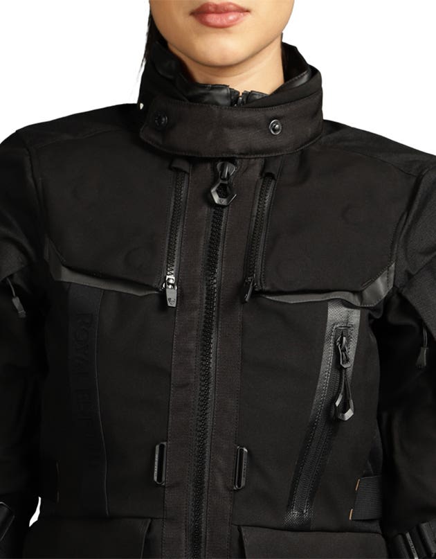 Royal Enfield Darcha Pro Women’s Riding Jacket Black and Grey