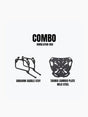 Legundary Custom Aragorn saddle stay and Taurus carrier plate combo for Royal Enfield Himalayan 450 black silver