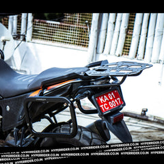 Hyperrider Top Rack with Metal Plate for KTM Adventure 250 and 390 Universal Luggage Carrier