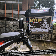 Hyperrider Top Rack with Metal Plate for KTM Adventure 250 and 390 Universal Luggage Carrier