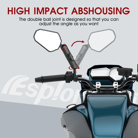 360 degree rotatable Side Mirror