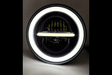 LIU HJG Minus 5.75 Inch LED Headlight White Amber DRL for Yamaha RX100 RX135 Bajaj Avenger