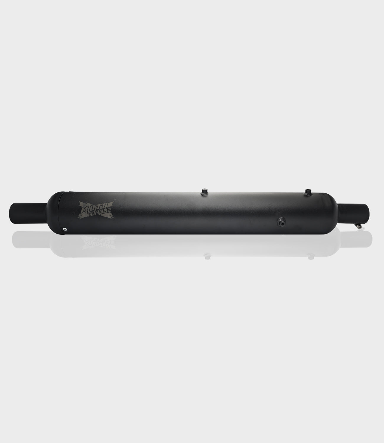 Moto Torque Replica Black BS6 Performance Exhaust for Royal Enfield Motorcycles