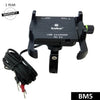 BOBO BM5 aluminium motorcycle phone holder with USB 3.0 fast charger bike mobile mount handlebar smartphone holder
