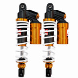 RCB DB-2 305mm white and gold rear shock absorber for Yamaha Aerox 155, 01A0133W