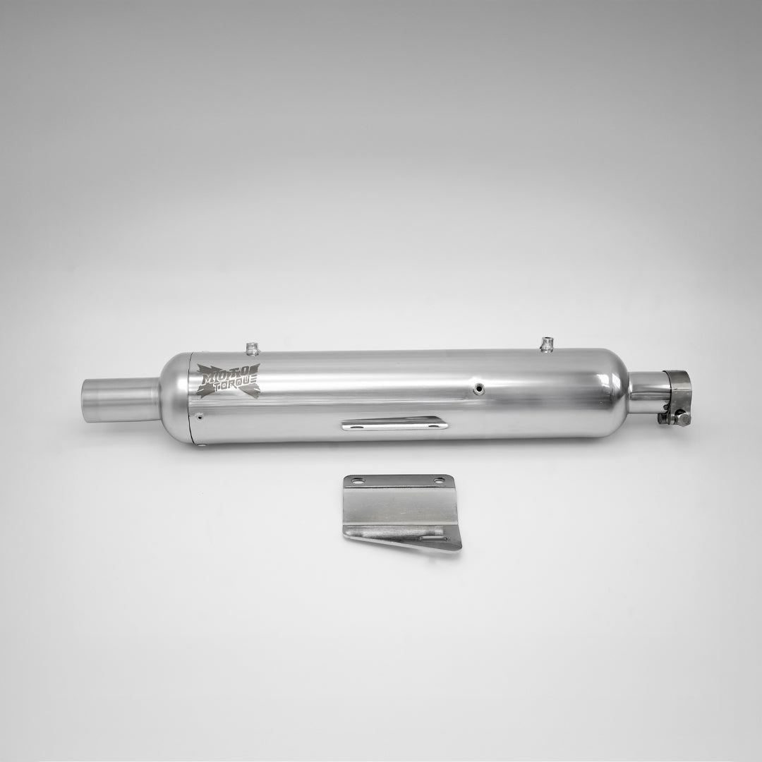 Moto Torque Reborn Replica Chrome exhaust for Royal Enfield Classic 350 Reborn