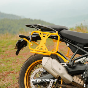 Mototorque saddle stay yellow Royal Enfield Himalayan 450 luggage support frame