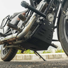 Moto Torque heavy duty engine guard bash plate for Royal Enfield Meteor 350 underbody protection accessory