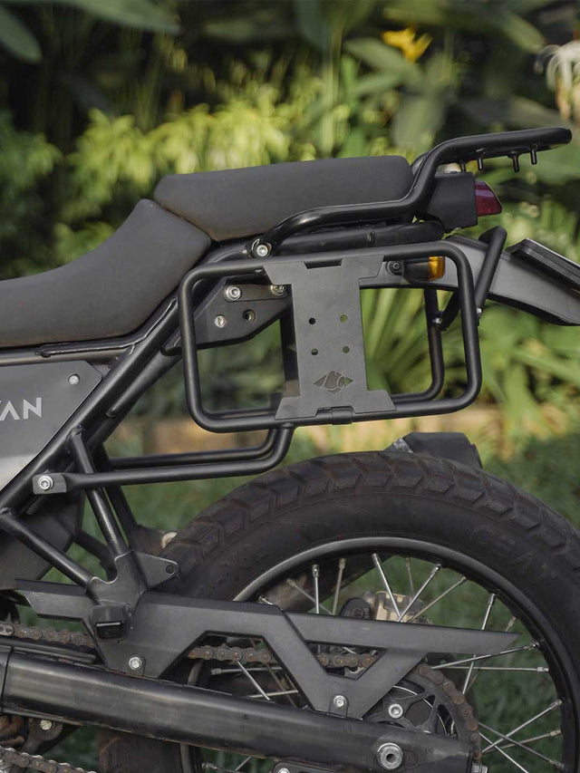 Legundary Custom Himalayan Aragorn Saddle Stay BS6 Black Mild Steel Luggage Support Royal Enfield Himalayan