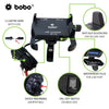 BOBO BM5 aluminium motorcycle phone holder with USB 3.0 fast charger bike mobile mount handlebar smartphone holder