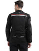 Royal Enfield Nirvik V2 Print Class A Riding Jacket in Black and Black Gold