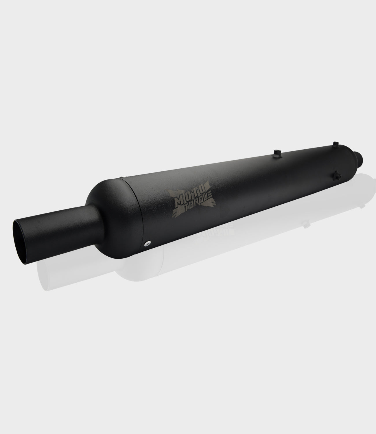 Moto Torque Replica Black BS6 Performance Exhaust for Royal Enfield Motorcycles