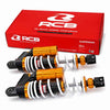 RCB DB-2 305mm white and gold rear shock absorber for Yamaha Aerox 155, 01A0133W