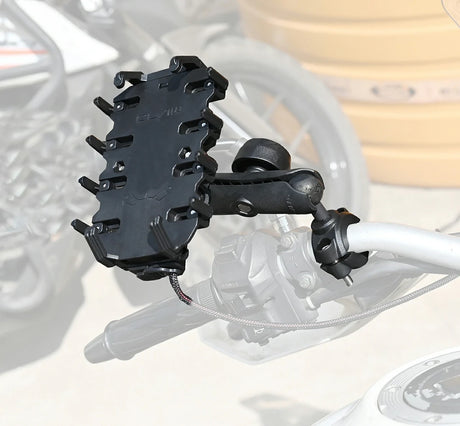 Maddog Claw X Bike Phone Holder with 25W Fast Charger Anti Vibration Waterproof Mobile Mount