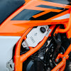 Legundary Custom KTM 390 Enduro R Custos Coolant Cap Silver CNC aluminium radiator reservoir cap
