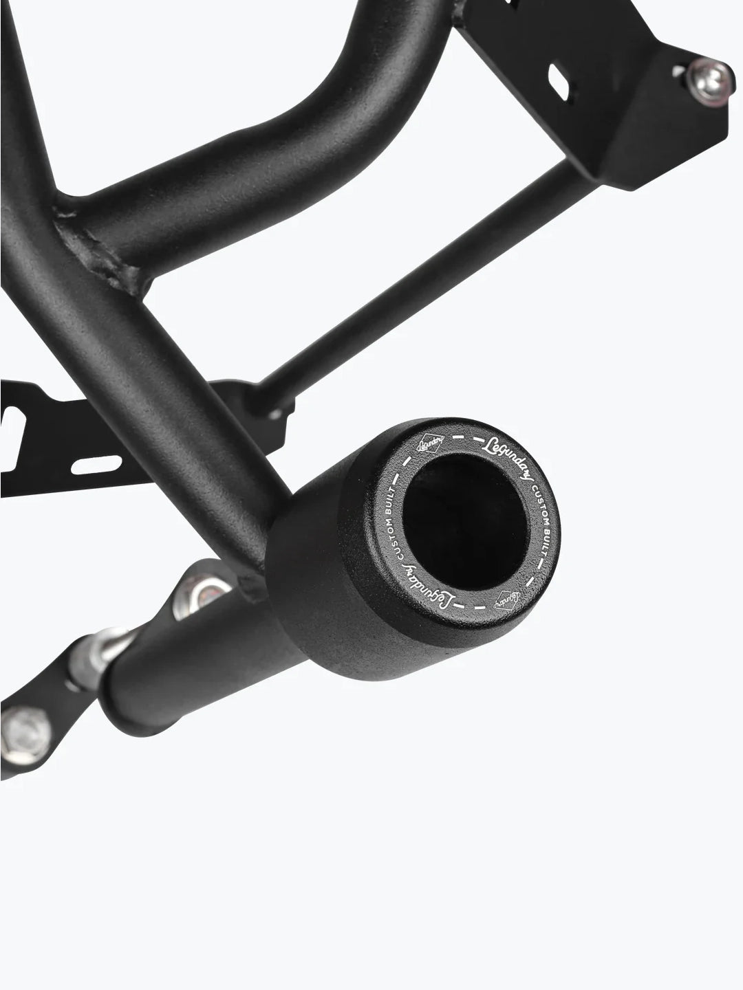 Legundary Custom CB200X NX200 Adrinex crash guard with slider mild steel black engine protection accessory