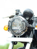 Legendary Custom Meteor MIG headlight grill black mild steel protector for Royal Enfield Meteor 350