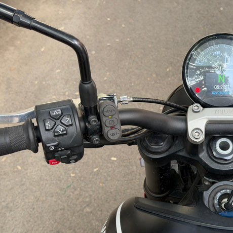Hold My Throttle electronic cruise control kit for Triumph 660 motorcycles