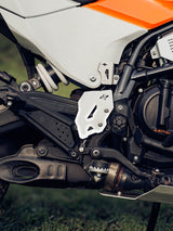 Legundary Custom KTM ADV 390 2025 titan master cylinder guard silver aluminium brake reservoir protector