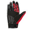 BBG Breeze motorcycle riding gloves in Black and Red