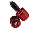 RCB M4 Series 01BL004 CNC alloy motorcycle handlebar end balancer and handlebar weight, available in Red, Silver and Black.
