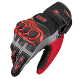 BBG Breeze motorcycle riding gloves in Black and Red