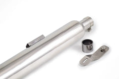 Powerage Polish Long Slip-On Exhaust for Royal Enfield 350 500 Stainless Steel Performance Exhaust