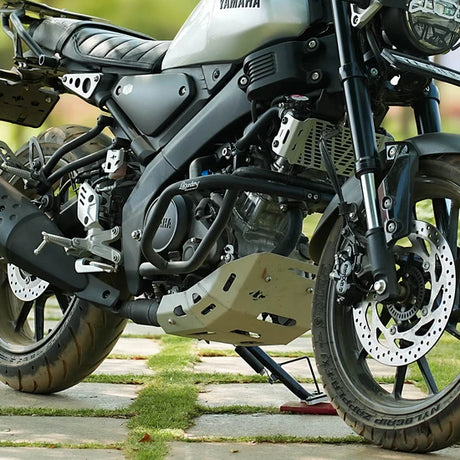 Legundary Custom Bellator Crash Guard for Yamaha XSR 155 Black Mild Steel Engine Protection Guard