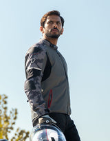 Royal Enfield Explorer Neo Black and Grey Riding Jacket