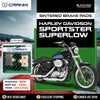 CRANK1 CB452 sintered rear brake pads for Harley Davidson Sportster SuperLow 2014-2020