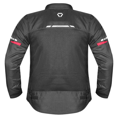 KORDA Street motorcycle riding jacket with CE Level 2 armor and reflective panels