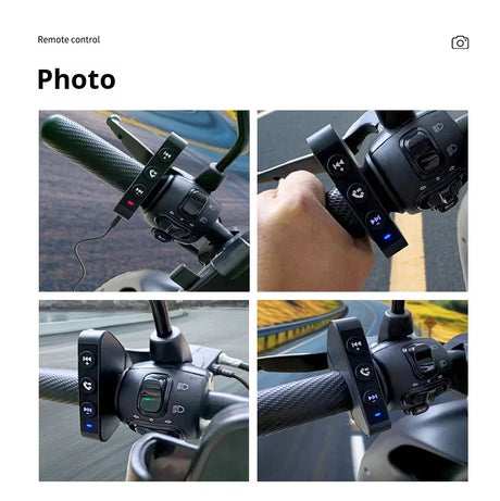 LBC Moto universal bluetooth handlebar remote control for motorcycle navigation carplay android auto display controller