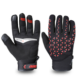 BBG Motocross Riding Gloves in Neon, Orange and Red