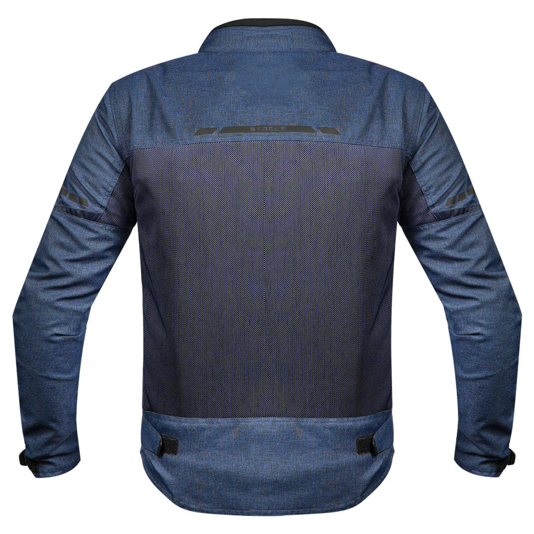 KORDA Street motorcycle riding jacket with CE Level 2 armor and reflective panels