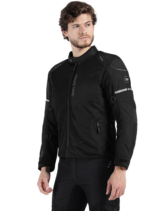 Royal Enfield Explorer Neo Black and Grey Riding Jacket