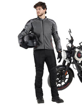 Royal Enfield Explorer Neo Black and Grey Riding Jacket