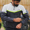 KORDA Street motorcycle riding jacket with CE Level 2 armor and reflective panels