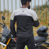 KORDA Street motorcycle riding jacket with CE Level 2 armor and reflective panels