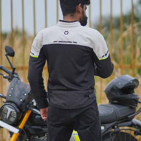KORDA Street motorcycle riding jacket with CE Level 2 armor and reflective panels