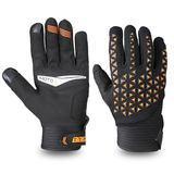 BBG Motocross Riding Gloves in Neon, Orange and Red