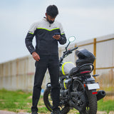 KORDA Street motorcycle riding jacket with CE Level 2 armor and reflective panels