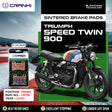 CRANK1 Sintered Front Brake Pads CB706 for Triumph Speed Twin 900 2025 Motorcycle Brake Pads